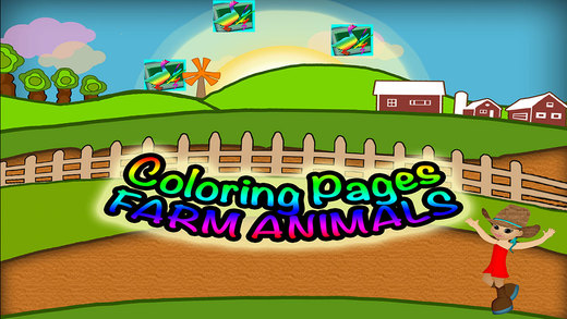 Animals Coloring Pages Preschool Learning Farm Experience Game