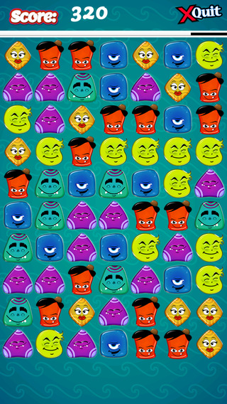 【免費遊戲App】Jelly Creatures Match 3 Mania - Brilliant Multiplayer where you Draw Lines, Connect & Link Interlocked Colorful Monsters-APP點子