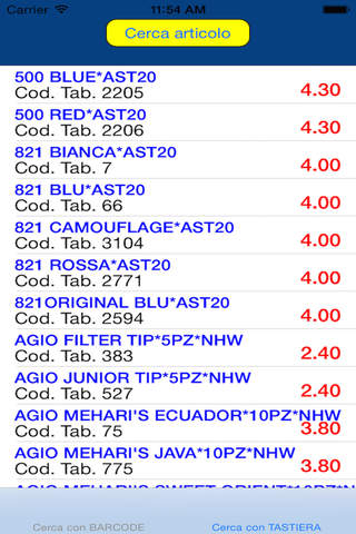 Prezzi Tabacco Lite screenshot 3
