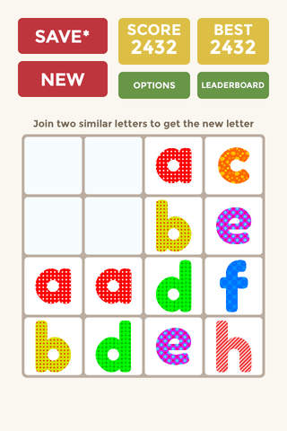 2048 Words - Alphabet Version for Kids screenshot 4