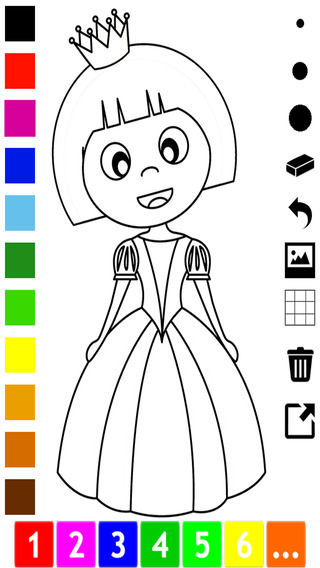 免費下載遊戲APP|Princess Coloring Book for Girls: Learn to Color Cinderella, Kingdom, Castle, Frog and more app開箱文|APP開箱王