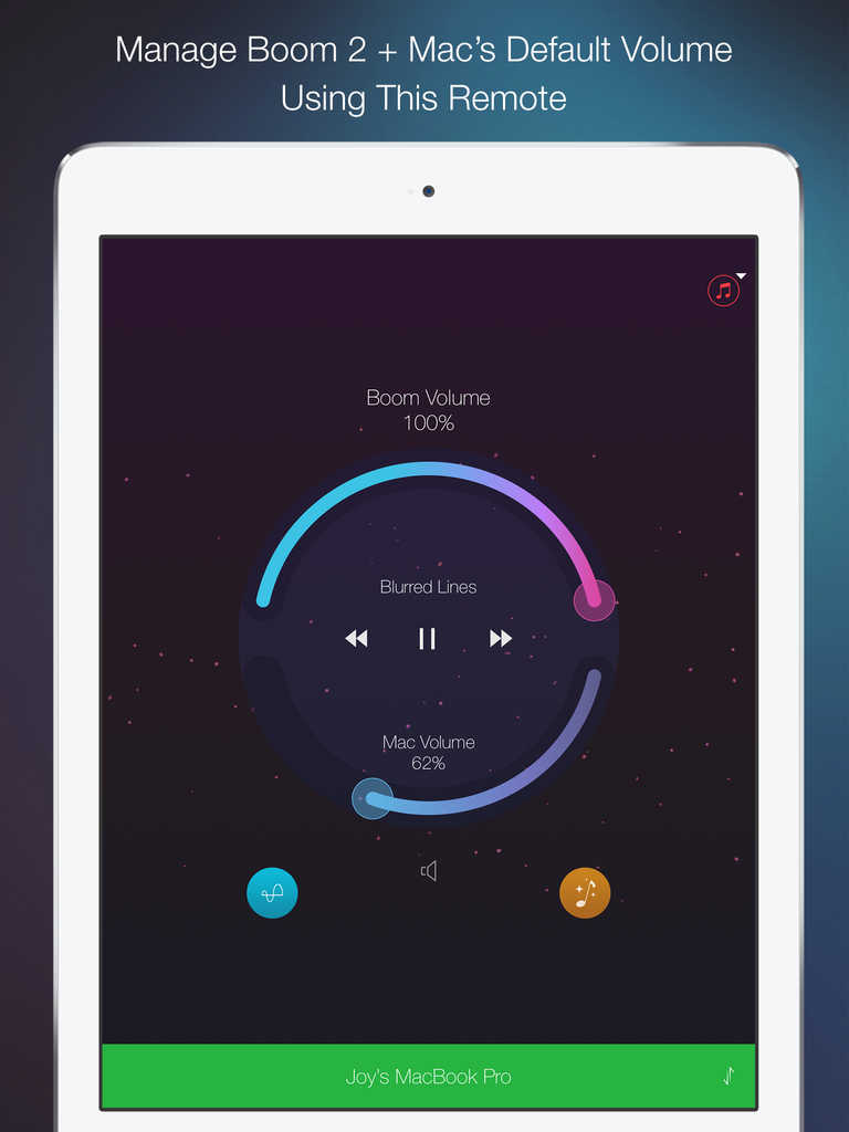 Boom 2 for Mac - Increase volume on equalizer Sound Booster