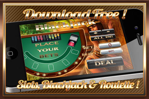 AAA Aawesome Queen Cleopatra Jackpot Roulette, Blackjack & Slots! Jewery, Gold & Coin$! screenshot 2