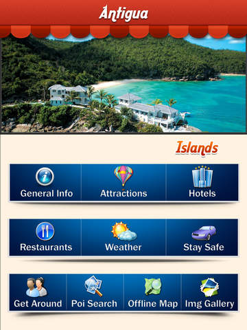 【免費旅遊App】Antigua Island Offline Travel Guide-APP點子