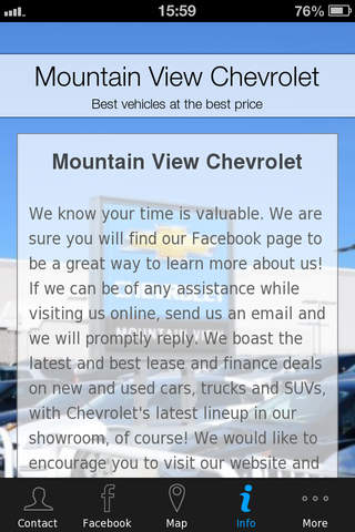Mountain View Chevrolet screenshot 2