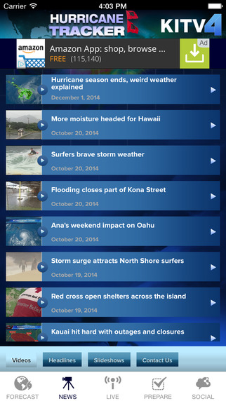 【免費天氣App】KITV Hurricane Tracker-APP點子