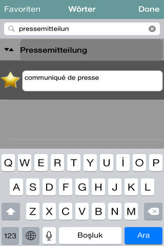 Französisch - Deutsch Wörterbuch screenshot 2