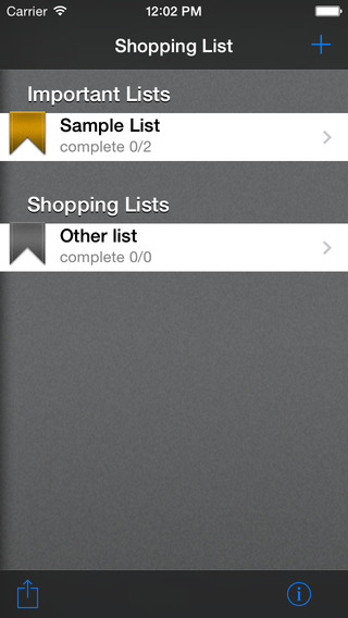Shopping List 2.0
