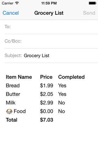 Grocery List App Pro screenshot 4