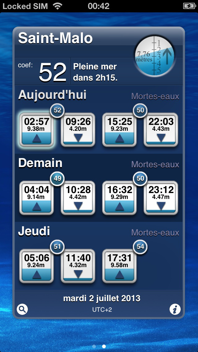 iMarées - Annuaire des marées 2015