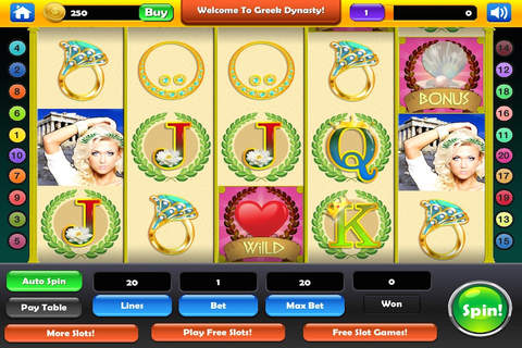 *Slots* - Greek Dynasty Casino Game screenshot 2