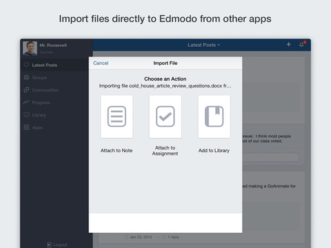 【免費教育App】Edmodo-APP點子