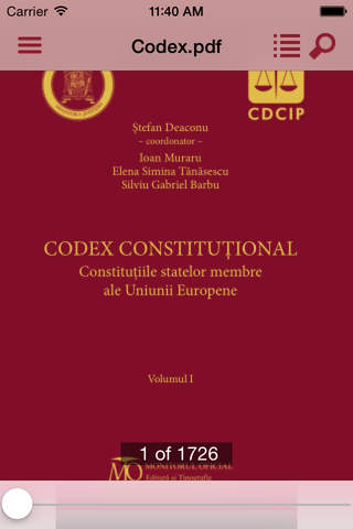 CODEX CONSTITUȚIONAL screenshot 3