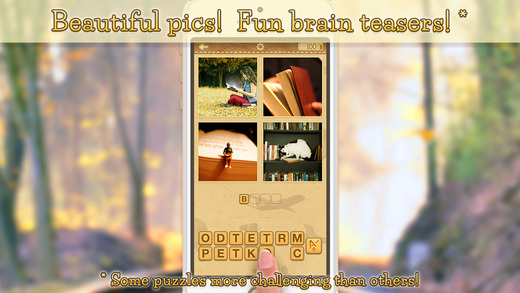 Puzzle Pursuit ~ Pictures to Words game quiz art colors quiz new fun brain teaser pics trivia puzzle