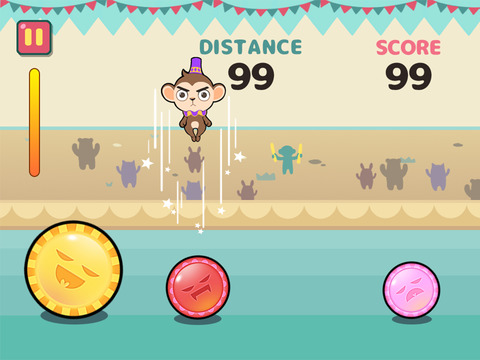 【免費遊戲App】Angry Monkey Circus - extreme challenges by ball jumping angry monkey-APP點子