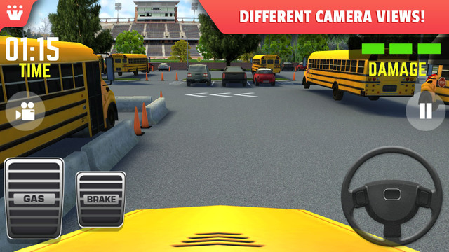 【免費遊戲App】High School Bus Parking-APP點子