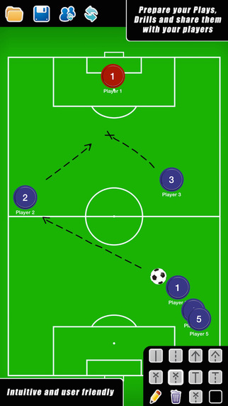 Coach Tactical Board for Football Soccer
