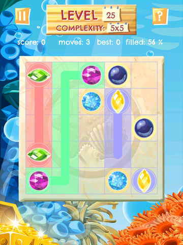 【免費遊戲App】Mermaid Gemstone Hunt - HD - PRO - Connect Matching Diamonds Coral Reef Treasure Puzzle Game-APP點子