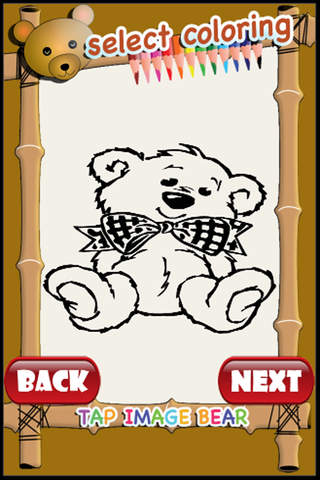Coloring Kids Game for Teddy Bear screenshot 3