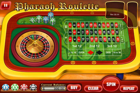Pharaoh's Roulette Kingdom - Bet Spin & Win ! Las Vegas Machine Games Free screenshot 2