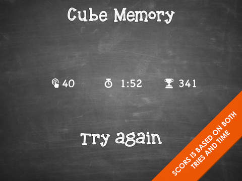 【免費遊戲App】Cube Memory-APP點子