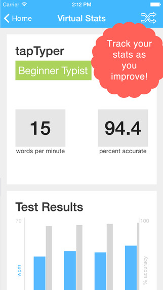 【免費遊戲App】TapTyping - typing trainer-APP點子