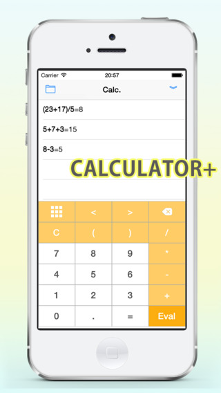 Calculator+ Variable Equation Function