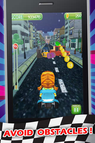Heidi Double Jump Go Kart Adventure - PRO - Girl Car Racing Super Dash screenshot 3
