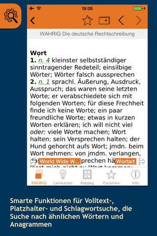 Brockhaus WAHRIG Wörterbücher screenshot 2