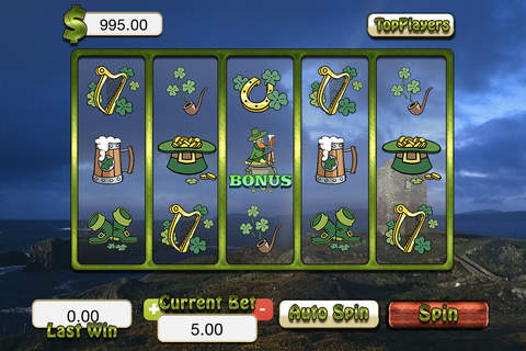 ` Irish Rainbow Slots ` - Clover Lucky Spin FREE Bonus screenshot 2