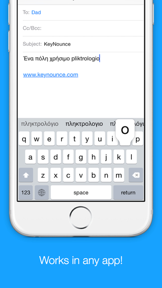 【免費工具App】Greek Transliteration Keyboard by KeyNounce-APP點子