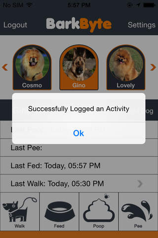 BarkByte – Dog potty and walking tracker. screenshot 4