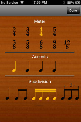 Metronome MT - Simple Precision Metronome for Musicians screenshot 2