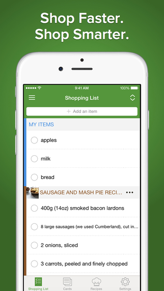 Whisk: The best shopping list and recipe finder