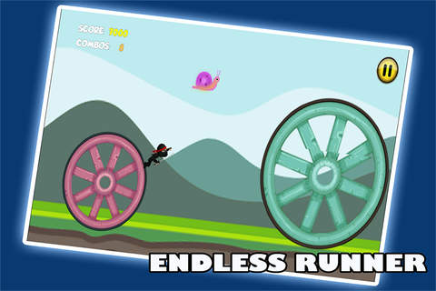 Amazing Ninja Runner : Escape Through The Wheel screenshot 3