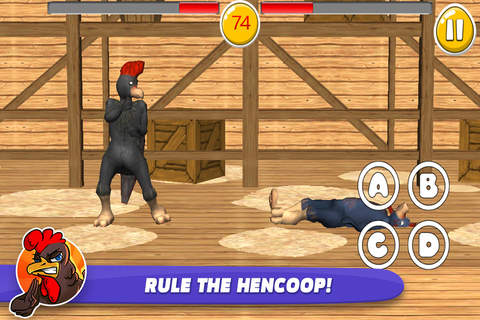 Cock Fighting 3D - Farm Rooster PRO screenshot 2