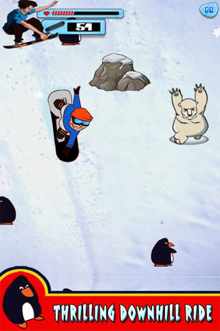 Risky Snowboarding Trail Stunt - Ultimate Downhill Extreme Mountain Party screenshot 4
