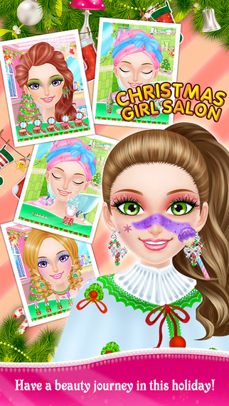 【免費遊戲App】Christmas Girl Salon-APP點子