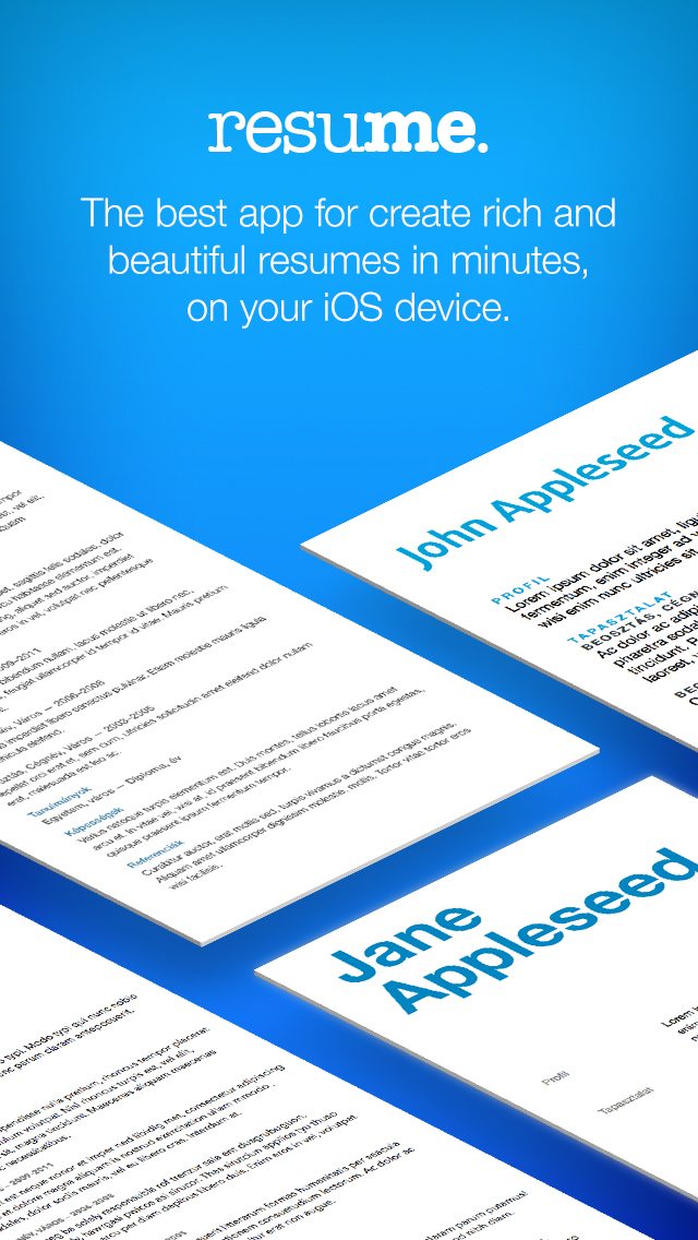 creative resume templates ipad creative resume templates ipad
