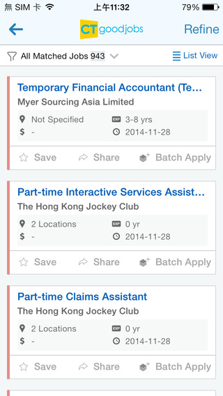【免費商業App】CTgoodjobs for iPhone-APP點子