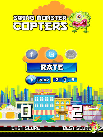 【免費遊戲App】Monster Fly Copters-APP點子