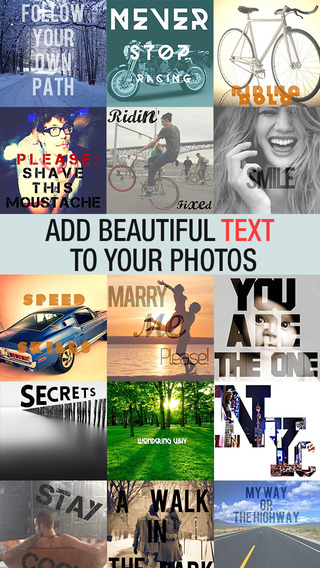 Text on Photos PRO - Caption great fonts and custom quote for best pic add fun font to awesome pictu
