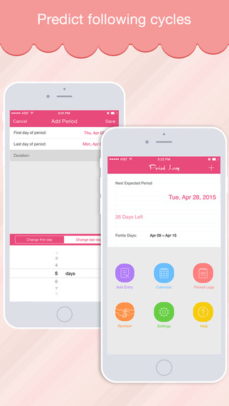 【免費健康App】Period Log Free – Menstrual Calendar-APP點子