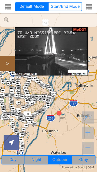 Missouri Offline Map with Traffic Cameras
