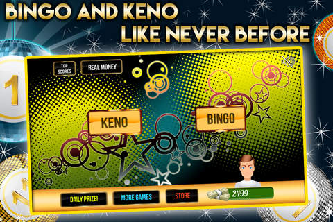 Vegas Casino of Bingo Ball Party and Keno Blitz Craze with Big Jackpot Prize Wheel! screenshot 2