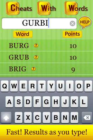 Cheats with Words - for Words with Friends screenshot 3