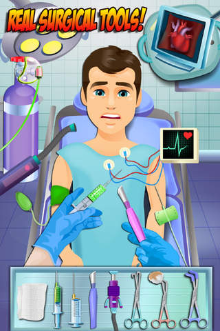 Surgery Simulator Doctor - Kids Surgeon Games FREE screenshot 2
