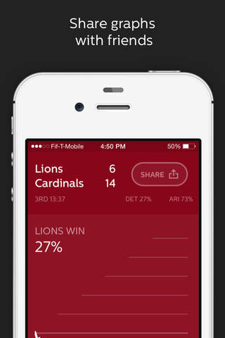 Fifty — The best way to follow pro football on gameday screenshot 3