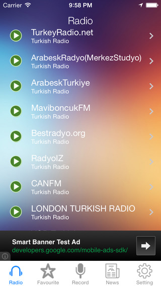 Turkish Radio News Music Recorder