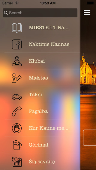 【免費娛樂App】Naktinis Kaunas-APP點子